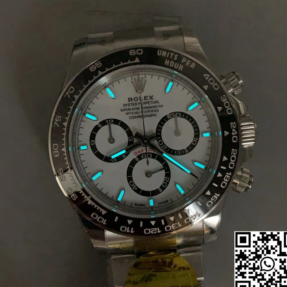 VS Cosmograph 4131 Rolex Daytona Black Movement Bezel Factory M126500LN-0001 0120